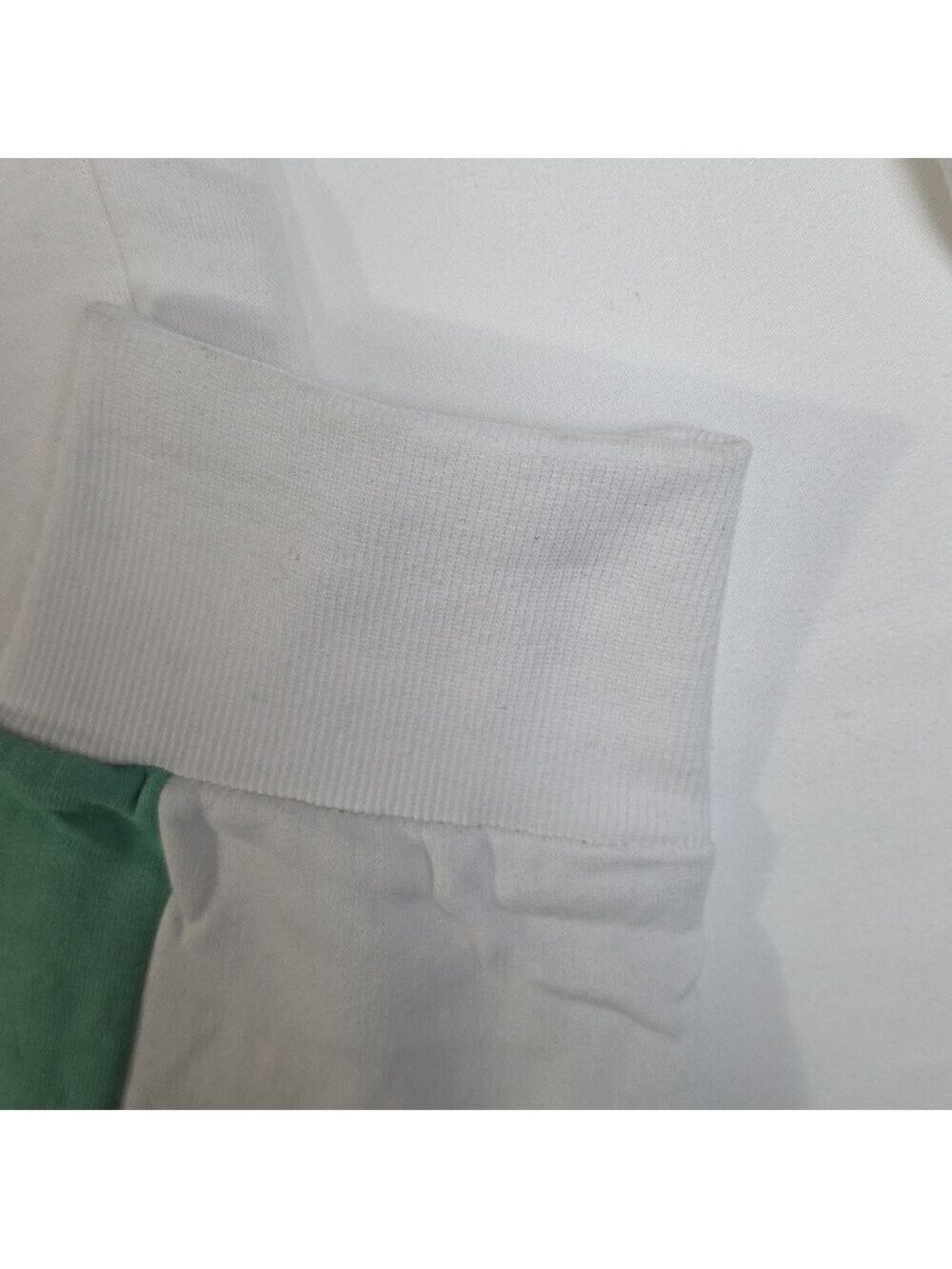 Kangol White and Purple Joggers with Green Accents Dirt At Bottom - Picture 7 of 10
